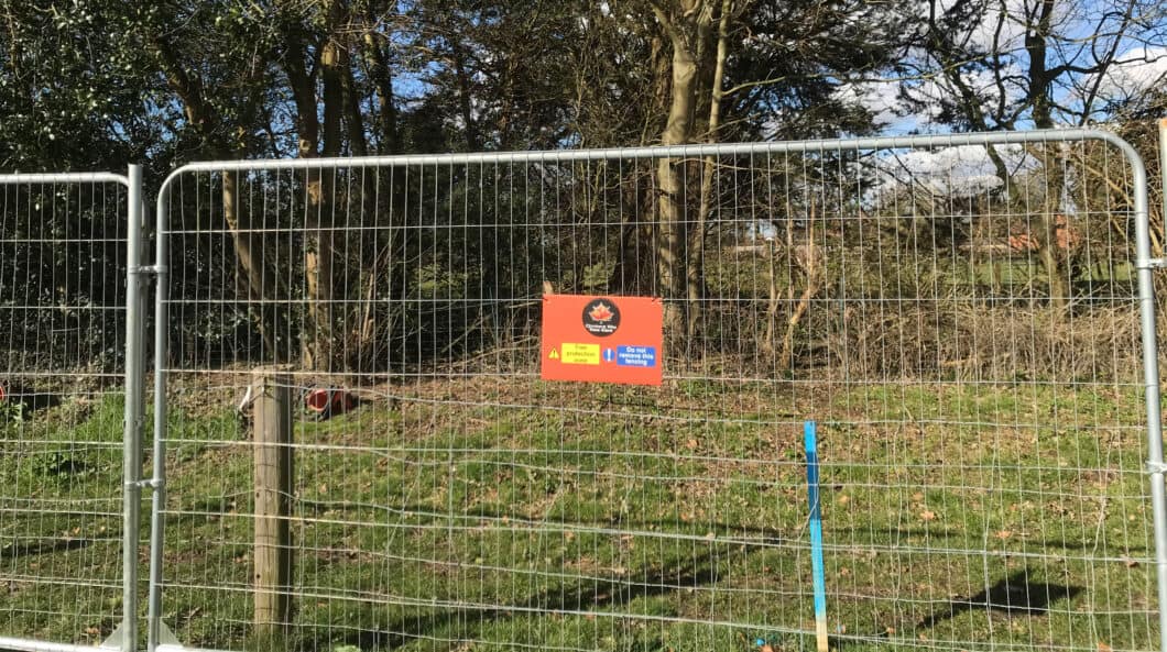 Tree Protection Fencing Header